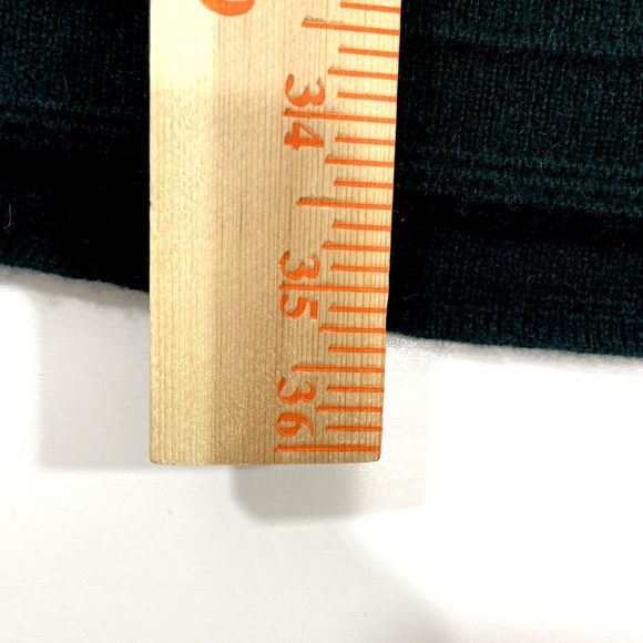 C by Bloomingdale's Ribbed Cashmere Dress Enchanted‎ Forest Green Medium - Picture 8 of 11